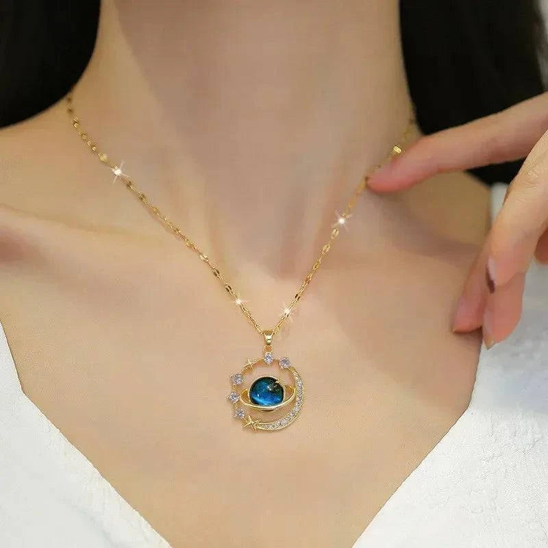 Golden Heaven Luxury Zircon Necklace