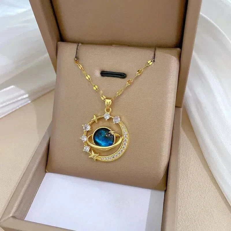 Golden Heaven Luxury Zircon Necklace