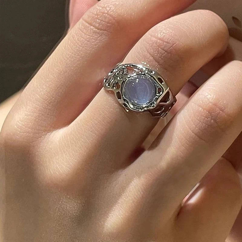 Opal Hollow Ring